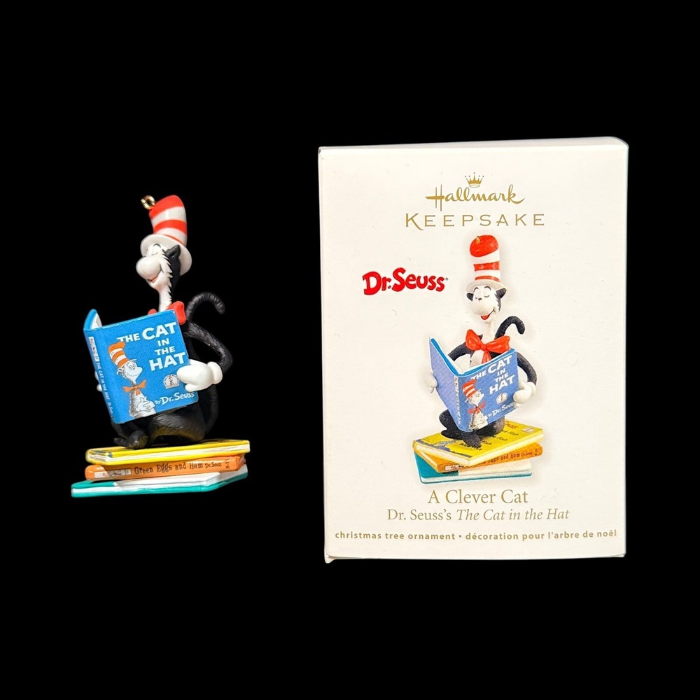 Hallmark Keepsake A Clever Cat 2012 Dr. Seuss The Cat in the Hat Ornament in Box